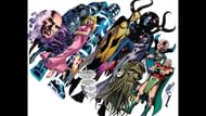 Infinity (centre, gold and black colouring) as seen in the Marvel comics (Image via Marvel Entertainment)